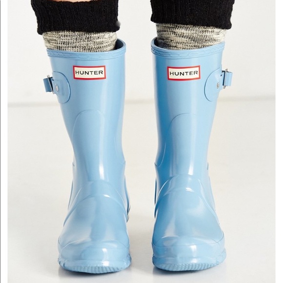 SALE!!!! BABY BLUE HUNTER short rain boots NWOT 8 - Picture 7 of 8